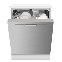 Amica Unterbau-Geschirrspüler, Edelstahl, 60cm, 13MG, 2 Körbe, 6 Programme, OpenDry, AQS, 47dB, EEK D, Energieeffizienzklasse D 13 Maßgedecke, Innenbehälter: Edelstahl OpenDry - Türöffnung nach Programmende, Startzeitvorwahl, Halbbeladung, Aquastopp, Sicherheitsschlauch, elektronisch Klarspülanzeige, Salzanzeige Bedienung über Hard Buttom Nr. EGSPU 513 911 E
