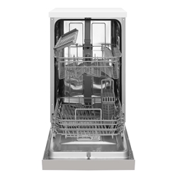 Amica Unterbau-Geschirrspüler, Edelstahl, 45cm, 10MG, 2 Körbe, 6 Programme, OpenDry, AQS, 44dB, EEK D, Energieeffizienzklasse D 10 Maßgedecke, Innenbehälter: Edelstahl OpenDry - Türöffnung nach Programmende, Startzeitvorwahl, Halbbeladung, Aquastopp, Sicherheitsschlauch, elektronisch Salzanzeige Bedienung über Hard Buttom Nr. EGSPU 500 911 E