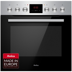 Amica Einbauherd - Modular Set Fine Design, Edelstahl, 65 l, SensorControl -Timer, MF9, Energieeffizienzklasse A, 9 Backofenfunktionen, versenkbare Knebel, CoolDoor3, Energieverbrauch: 0,99 kWh, Heissluft/Umluft: 0,78 kWh, Herd kombinierbar mit Kochfeld(er):, EC 742 100 E, EC 742 100 C, EC 744 100 E, EC 744 100 C, Nischenmaß HxBxT: 600,0 mm x 560 mm x 560 mm, Zubehör: 1 Backblech, 1 Grillrost, HxB