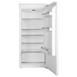 Amica Vollraum-Kühlschrank, 1221 mm Nische, Festtür-Technik, Inverter, Energieeffizienzklasse E, Nutzinhalt total: 197 l, Kühlen: 197 l, Inverter Kompressor, Tür-Offen-Alarm, Kühlen: Abtauung, Glasablage, 1 Stück Gemüseschublade, LED-Beleuchtung, oben, Luftschallemission: 35 dB(A)re1pW, Klasse: B, HxBxT 1221 x 540 x 540 mm Nr. EVKSX 352 231