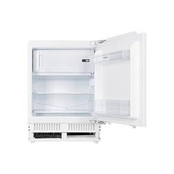 Amica Unterbau-Kühlschrank, 820 mm Nische, elektronische Steuerung, Festtür-Technik, Inverter, Energieeffizienzklasse E, Nutzinhalt total: 111 l, Kühlen: 95 l, Gefrieren: 16 l, Inverter Kompressor, Tür-Offen-Alarm, Supergefrierfunktion, Kühlen: Abtauung, Glasablage, 2 Stück Gemüseschublade, LED-Beleuchtung, seitlich, Gefrieren: Abtauung automatisch, 4-Sterne-Fach, 3-Sterne-Fach, Luftschallemission