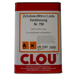 Clou Zellulose-(Nitro-) Lack- Verdünnung 790 a 5 Liter Nr. 00790.00000