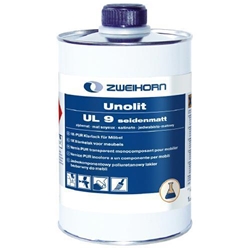 Zweihorn Unolit 1K-PUR Klarlack UL 9 seidenmatt a 1 Liter Nr. 5054051