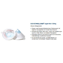 E-D-Schnellsiebe Nylon Super-fein 125my, VE = 1000 Stück (8 Tüten a 125 Stück) Nr. 0110312