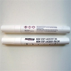 Nüßing Non-Stop-Lack- u. Retuschierstift 241, Golden Oak 2178001 für Farbkorrekturen an Holz- u. Kunststoffoberflächen für den Innen- u. Außenbereich