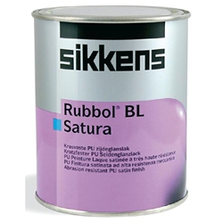 Rubbol BL Satura weiß, a 2,5 Liter, wasserverdünnbarer deckender PU-Seidenglanzlack (GG: 20-30 GU/60°) für innen u. außen Nr. 1116580000