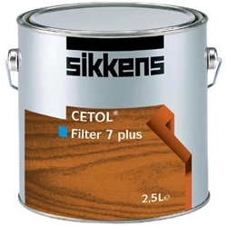 Cetol Filter 7 Plus, a 2,5 Liter Farbton 006 eiche hell, lösemittelhaltige transparente Dickschichtlasur seidenglänzend (GG: 27,1 GU/60°) außen - nur für Maßhaltige Holzbauteile Nr. 1114070001