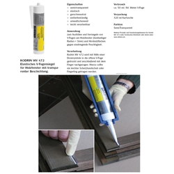 Sikkens Kodrin WV 472 Elastisches V-Fugensiegel a 320 ml, semi-transparent Nr. 0878-003001-020