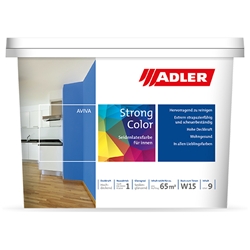 Adler Strong-Color Seidenlatex-Wohnraumfarbe a 3 Liter W15 Farbton: