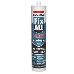Soudal Fix All Flexi schwarz Kartusche a 290ml, Dichtstoff, 1-K-Hybrid-Polymer Nr. 105596