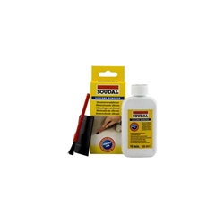 Soudal Silikonentferner 100ml Gel zum Entfernen von aus- gehärtetem Silikon, für ca. 4-5 Meter inkl. Spachtel & Pinsel Nr. 102853