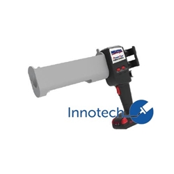 Innotec Powerpush 7000-600-11 20V Akku-Pistole mit Dosierfunktion, für bis 600ml Side by Side-Kartuschen, MV= 1:1, Druckkraft 6,2kn, inkl. Akku und Ladegerät Nr. PP5008
