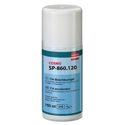 Weiss Beschleuniger Cosmoplast SP-860.120.DOS13 (für CA-Sekundenkleber) Dose a 150ml Nr. SP-860.120.DOS