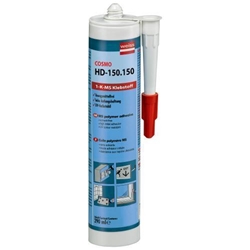 1K-MS-Klebstoff transparent Kartusche a 290ml COSMO (ALT: Cosmoplast MS 460) Nr. HD-150.160.KTU1024 (alt: Nr. HD-150.160.KTU783)