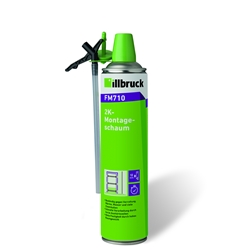 Polyurethan-2K-Montageschaum FM710 grün mit Pistole und Röhrchen (+ Handschuhe im Deckel) 400ml Dose Nr. FM710334882 (334882)