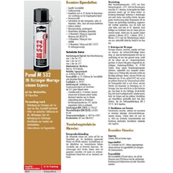 Ponal 532 2-K-Schaum Dose a 400ml, zugelassen für Stahlzargenmontage nach DIN 18 111-4 Nr. 918229 EAN 4015000450973