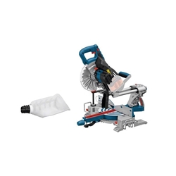 Bosch BiTurbo Click and Go 18V-Sologerät Akku-Kapp-Zugsäge, GCM 18V-216 Nr. 0601B41000 ohne Akkus, ohne Ladegerät