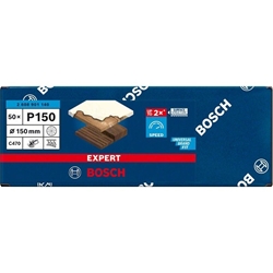 Bosch EXPERT C470 Schleifpapier, Mehrloch, für Exzenterschleifer, 150mm, K 150, 50-tlg. Nr. 2608901140