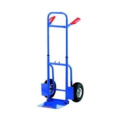 Stapelkarre klappbar, mit Schaufel & Luftbereifung 290x300mm 200 kg