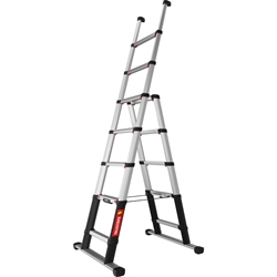 Zarges Teleskop Kombileiter 7 Stufen, Leiterlänge max. 2,30m, Arbeitshöhe 3,60m Nr. 41187
