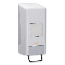 Spender Kunststoff, weiß, für 1+2 Liter Softflaschen, Maße:310x125x125mm (HxTxB) Nr. 60203-00