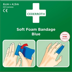 CEDERROTH Schaumbandage blau, 6cmx4,5m EAN 7310610017293