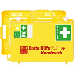 SÖHNGEN Erste-Hilfe-Koffer Extra+ Handwerk, DIN 13157, gelb EAN 4250108800408
