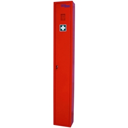 ultraMEDIC Stehschrank Erste-Hilfe ultraLOCKER 1350, orange, mit Füllung