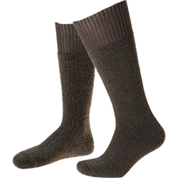 fortis Stiefelsocke, Vollplüsch, grün