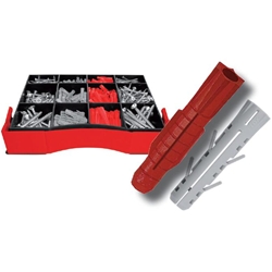 Tox Sortiment Monteur Multi SD/TRI Sortiment mit Schrauben Inhalt SD: 20x5/25, 46x6/30, 18x8/40 Inhalt TRI: 20x5/31, 46x6/36, 18x8/51 Nr. 094901021