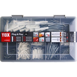 Tox Sortiment Plug&Play (Trika-Dübel) bestehend aus: 70xTrika 5/31, 70xTrika 6/36, 30xTrika 8/51 Nr. 01190101