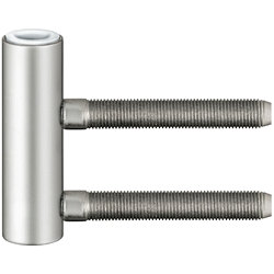 Simonswerk ZT-Rahmenteil, VARIANT® V 4400 WF FV, Stahl Flachkopf vernickelt wartungsfrei, Rollenlänge: 48,5mm, Rollen Ø 15mm, DIN-Richtung: Links Nr. 5 010437 2 01507