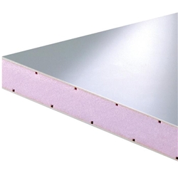Verbundplatte PVC/XPS 40x1000x2000mm weiß matt 1,5mm Deckschicht 251 U-Wert 0,78 W/m² K