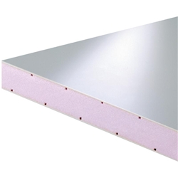 Verbundplatte PVC/XPS 24x1000x2000mm weiß matt 1,5mm Deckschicht 251 U-Wert 1,24 W/m² K