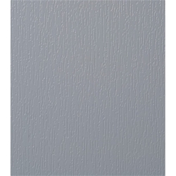 Dekor-Verbundplatte PVC weiß/HPL Renolit 24x950x2150mm 715505-167 einseitig weiß / Silbergrau genarbt, U-Wert 1,28 W/m² K