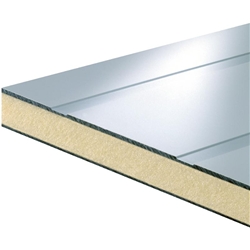 HPL-Füllung Paneel weiß 950x2150x24mm gefräst einseitig rechts Diagonal Glanzgrad 60% U-Wert 1,28 W/m² K