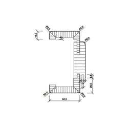 Prüm Türfutter CPL Buche Pur FU-RF 1985x985x80mm Din Links