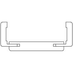 Prüm Schiebetürfutter AL-RF 1985x845x145mm CPL Buche Pur