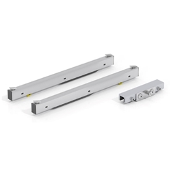 Erkelenz Softclose 65kg, beidseitig für Sigma Schiebetürbeschlag Glas
