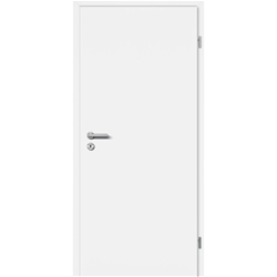 Prüm Schallschutztürblatt SD 32 SK 1 Klimaklasse 3, CPL weißlack, Rundkante mit 3 Fach Verriegelung, mit abs. Bodendichtung 860x1985mm Din rechts