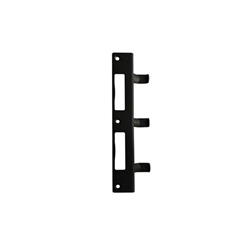 Prüm Standard Austausch-Schließblech, RAL 9005 schwarz, LS/RS, 190mm