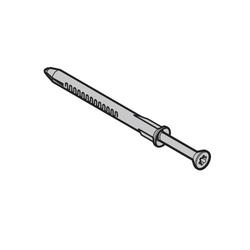 Hörmann Dübelpaket D54 10 St. Senkkopfschrauben Innentorx mit Dübel 10x100mm für Uni-Eckzarge Nr. 548784