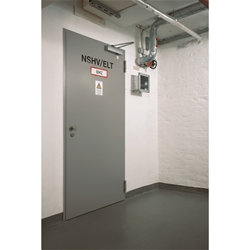 Teckentrup T-30-1 Tür HT8-D verzinkt/grundiert mit Eckzarge 875x2000mm Links/Rechts