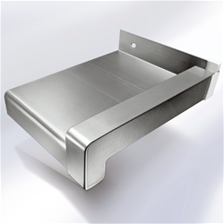 LM-Fensterbank 40mm RAL7016 Anthrazitgrau Zuschnitt + Antidröhn geklebt