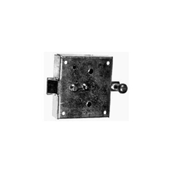 Kabusenschloß 932 U verzinkt mit 1 Schlüssel Links & Rechts verwendbar